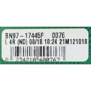 MAIN PARA SMART TV SAMSUNG 4K RESOLUCION (3840 X 2160) UHD / NUMERO DE PARTEBN94-16115X / BN41-02852A / BN9416115X / 16115X / BN97-17445F / PANEL CY-BT070HGSV4H / DISPLAY BN96-53610A / BN9653610A / MODELO UN70TU7000WXZA UD06